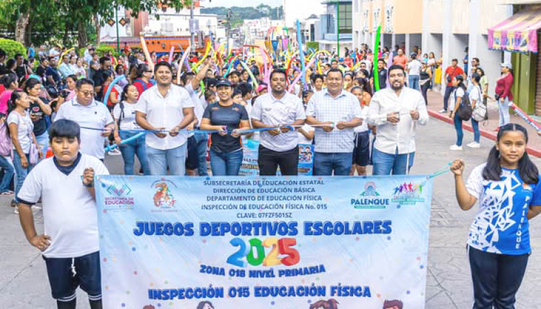 Inician Juegos Deportivos Escolares en Zona 018