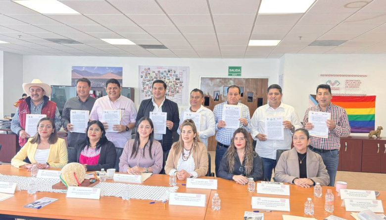 Palenque firman convenio a favor  de los derechos de las mujeres