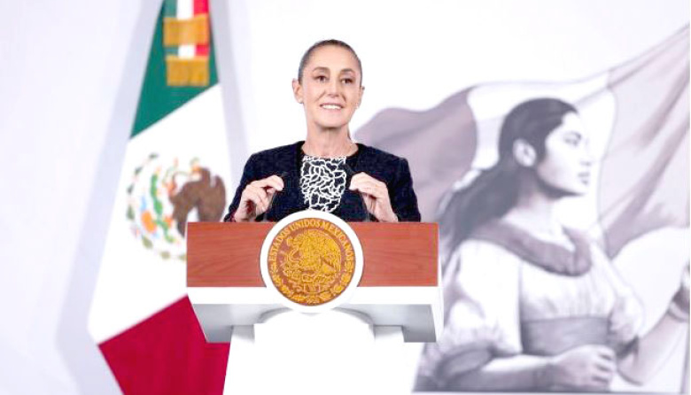 Bajan 42% los homicidios en México: Sheinbaum