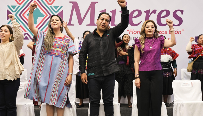 Eduardo Ramírez reconoce lucha de las mujeres en Chiapas