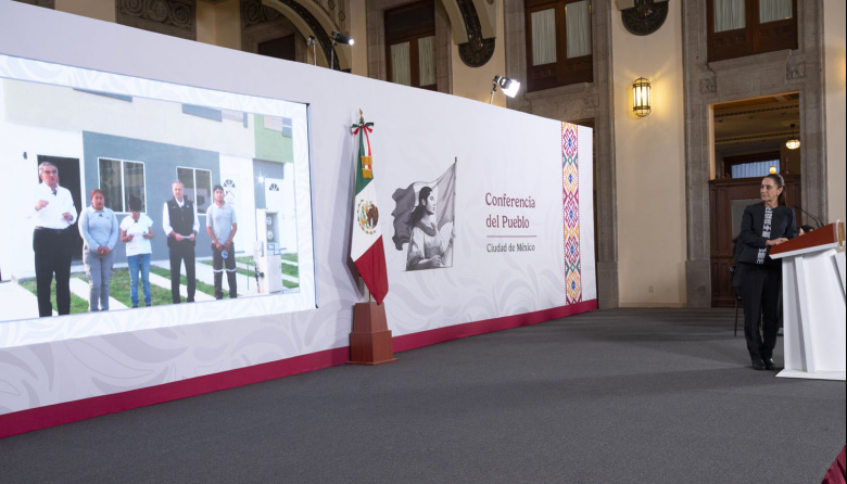 Sheinbaum entrega viviendas en Tamaulipas