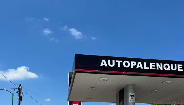 Gasolina baja en Palenque