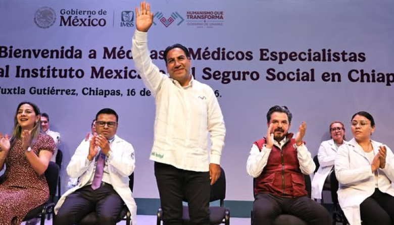 Eduardo Ramírez recibe a 371 especialistas del IMSS