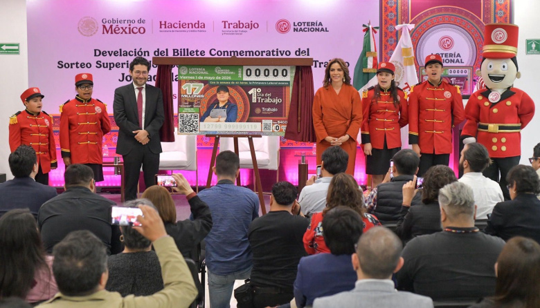 Billete de lotería conmemora jornada laboral