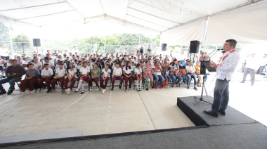 REC inaugura aulas en la Escuela Primaria Salvador Urbina