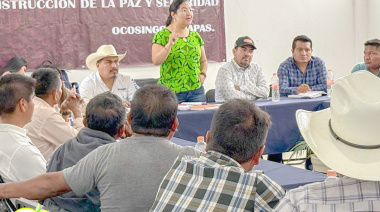 Alcaldesa de Ocosingo se reúne con autoridades de San Quintín