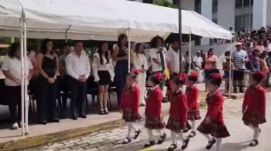 Desfile de preescolar en Yajalón