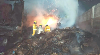 Pirotecnia causa incendio en Suchiate