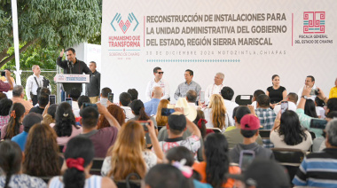 Arranca reconstrucción de la Unidad Administrativa en Región Sierra Mariscal