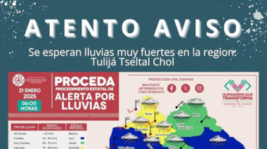 Tumbalá exhorta a la ciudadanía a cuidarse del Frente Frío
