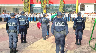 Realizan honores  a la bandera en Chilón