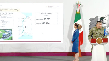 Corredor Interoceánico  listo el primer semestre  de 2026: Sheinbaum