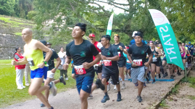 Maratón de la Ciudad Pérdida, en la Zona Arqueológica de Palenque