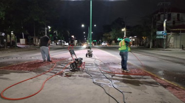 Embellecen Boulevard Lázaro Cárdenas en Palenque