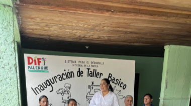 El DIF Palenque inicia talleres en Río Chancalá de Palenque