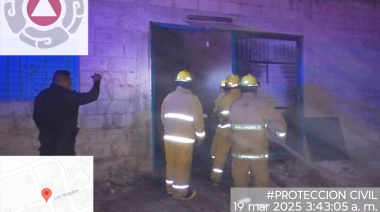 Bomberos de Ocosingo controlan incendio en una vivienda