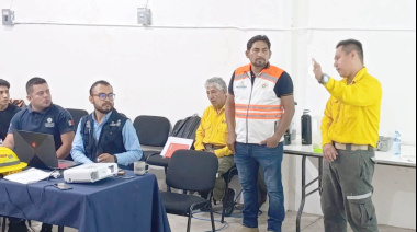 Capacitan en manejo y control  de incendios a brigadistas