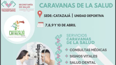 Invitan a Caravana de la Salud en Catazajá