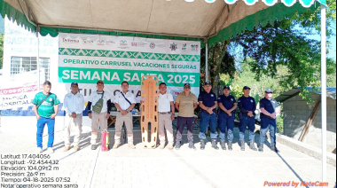 Tila refuerza atención a peregrinos con el “Operativo Carrusel Vacaciones Seguras 2025”