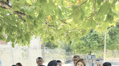 Omar Gómez supervisa vacunación en San Quintín