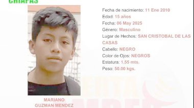 Desaparece adolescente; activan Alerta Amber