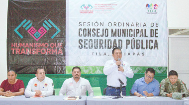 Tila aprueba presupuesto en seguridad pública