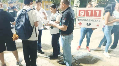 Promueven uso del C5 y líneas de emergencia en Palenque