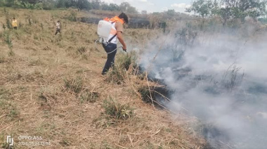 Sofocan incendio en Pakal-Ná