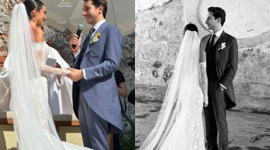 Andy Zurita y Dani Hernández celebran su boda religiosa en una emotiva ceremonia en CDMX