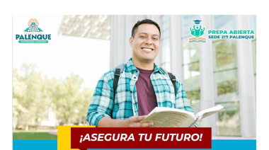 Impulsan educación media con Preparatoria Abierta en Palenque