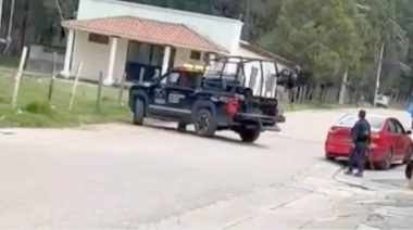 Operativo de seguridad en Teopisca