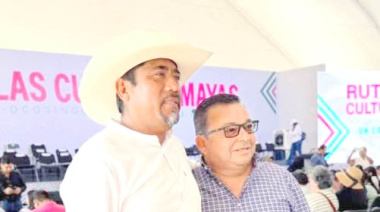 Catazajá presente en arranque de autopista