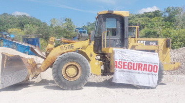 PROFEPA frena extracción ilegal de material pétreo