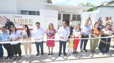 Aperturan Centro Libre para Mujeres en Palenque
