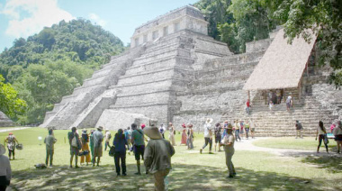 Palenque recibe gran afluencia turística