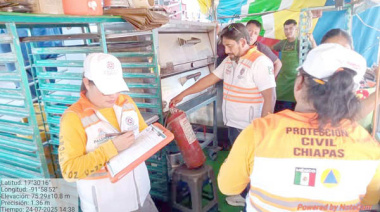 PC verifica seguridad en feria de Palenque
