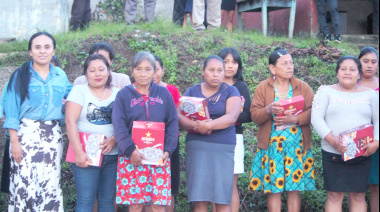 Impulsan a madres de familias en Tumbalá