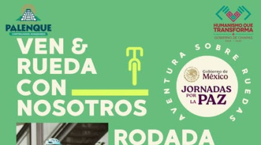Invitan a Rodada por la Paz en Palenque