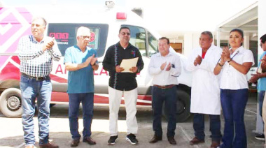 Entregan ambulancia al CESSA de Zamora Pico de Oro