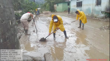 Frente frío 13 provocó afectaciones en la Región Tulijá Tseltal Chol