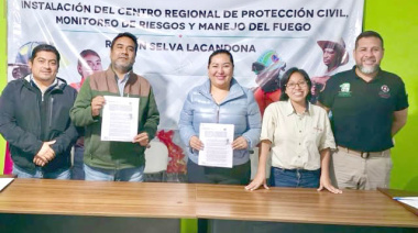 Ocosingo firma convenio con CONAFOR  para proteger la Selva Lacandona