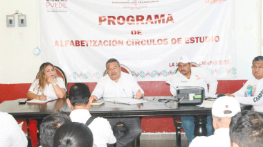 Porfirio Correa realiza reunión de avances