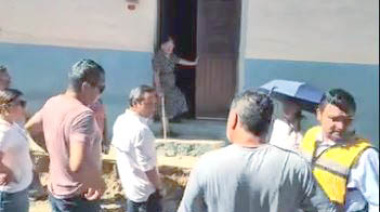 Supervisan obra en el barrio Centro de Yajalón