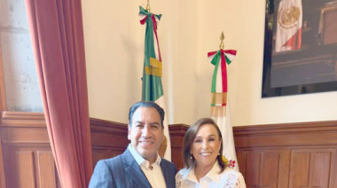 Eduardo Ramírez acompaña informe de Rocío Nahle