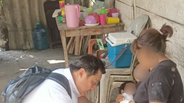 Vacunan a habitantes de Aguas Negras