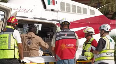 Traslado aeromédico salva vida de joven