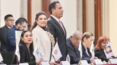 Eduardo Ramírez acude a Consejo Nacional de Seguridad