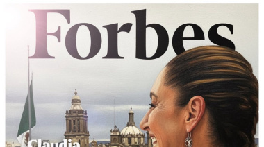 Sheinbaum la quinta mujer más  poderosa del mundo en 2025: Forbes