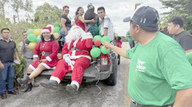 Éxito en la Caravana Navideña de Salto de Agua
