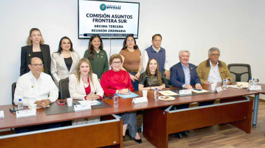 Morelos Rodríguez participa en la Comisión Frontera Sur